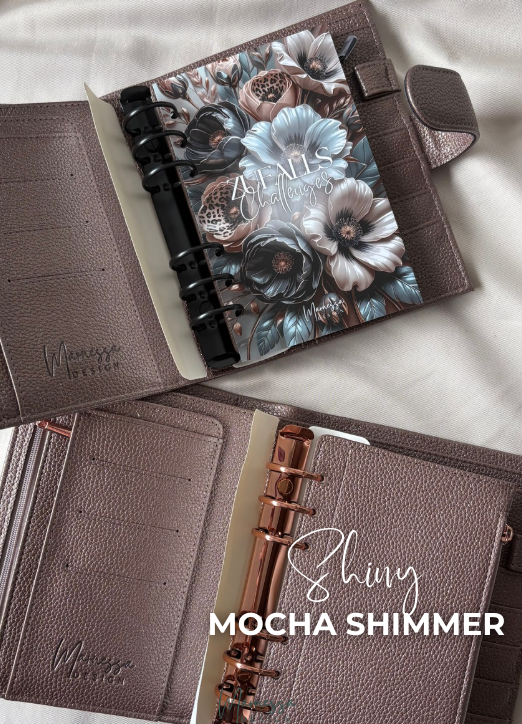 A6 Luxury Binder mit Flyleaf | SHINY & MINI SNAKE | AUTUMN/WINTER COLLECTION
