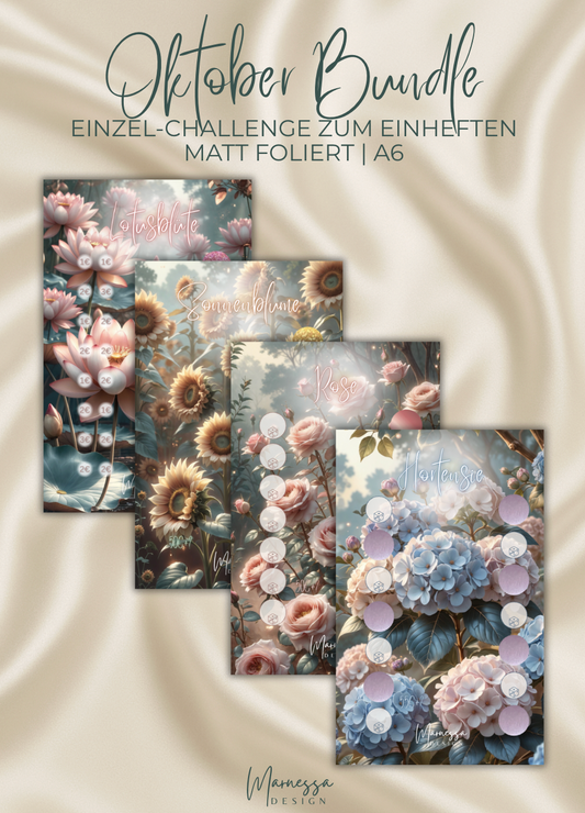 BOTANICAL COLLECTION | Einzel-Challenges zum einheften | matt foliert | A6