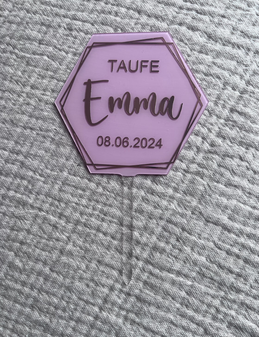 Cake Topper | HEXAGON