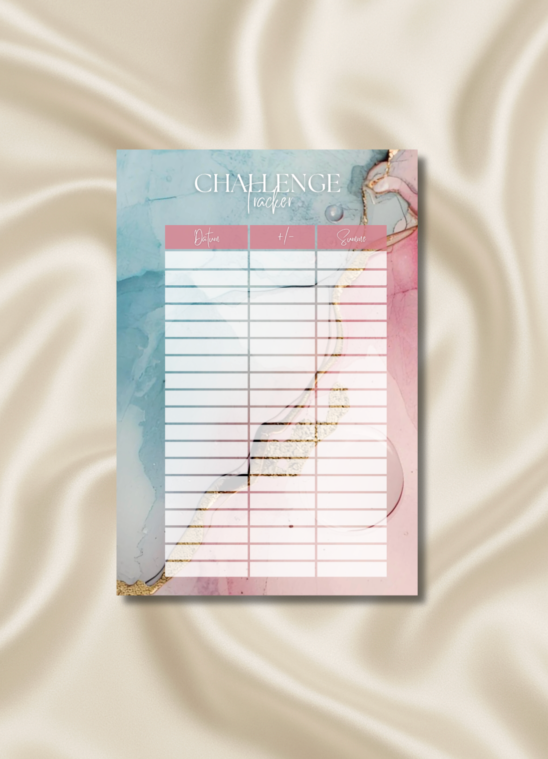 A7 | CHALLENGE TRACKER "GRADIENT"