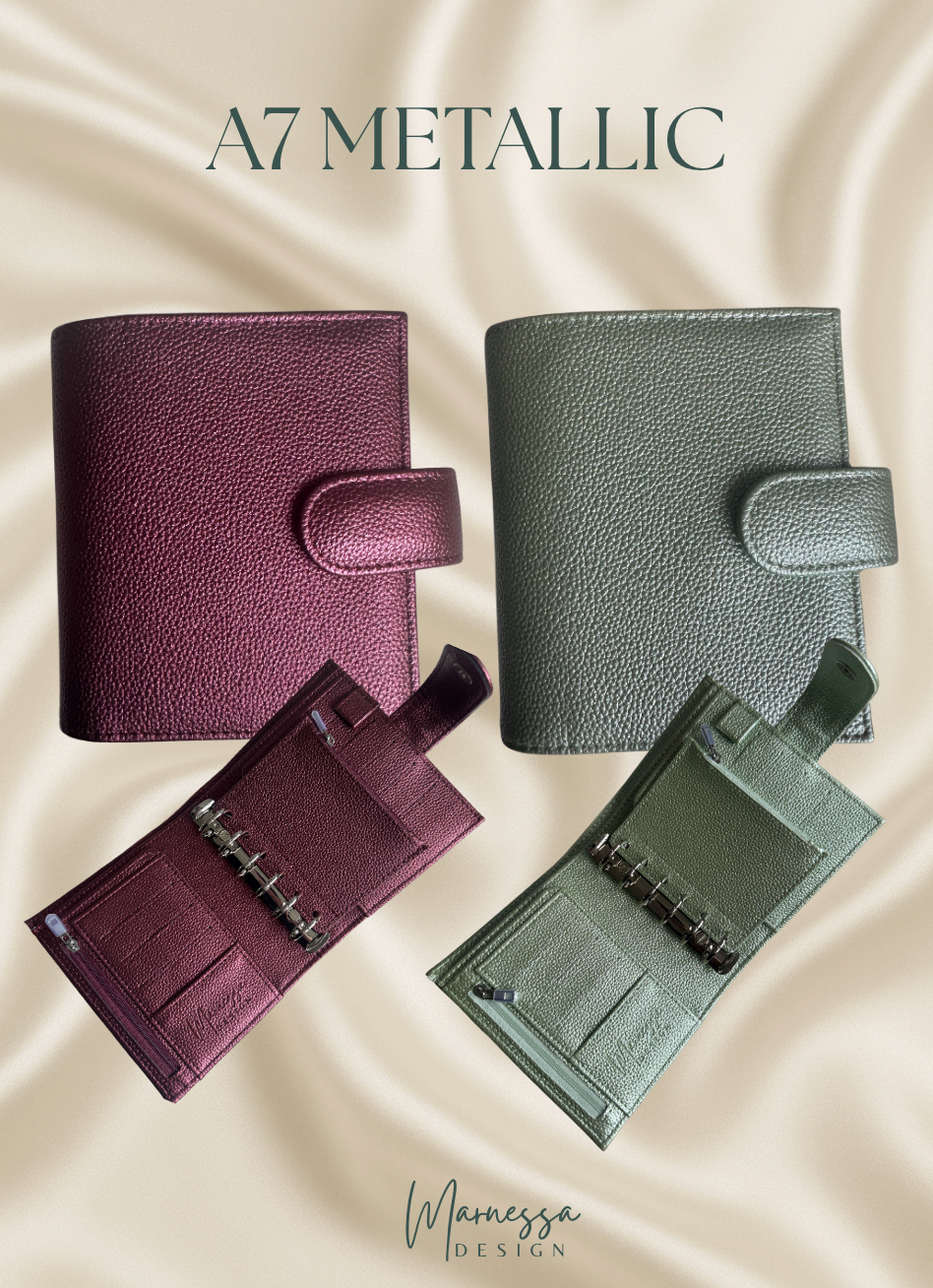 A7 Luxury Binder mit Flyleaf | METALLIC EDITION