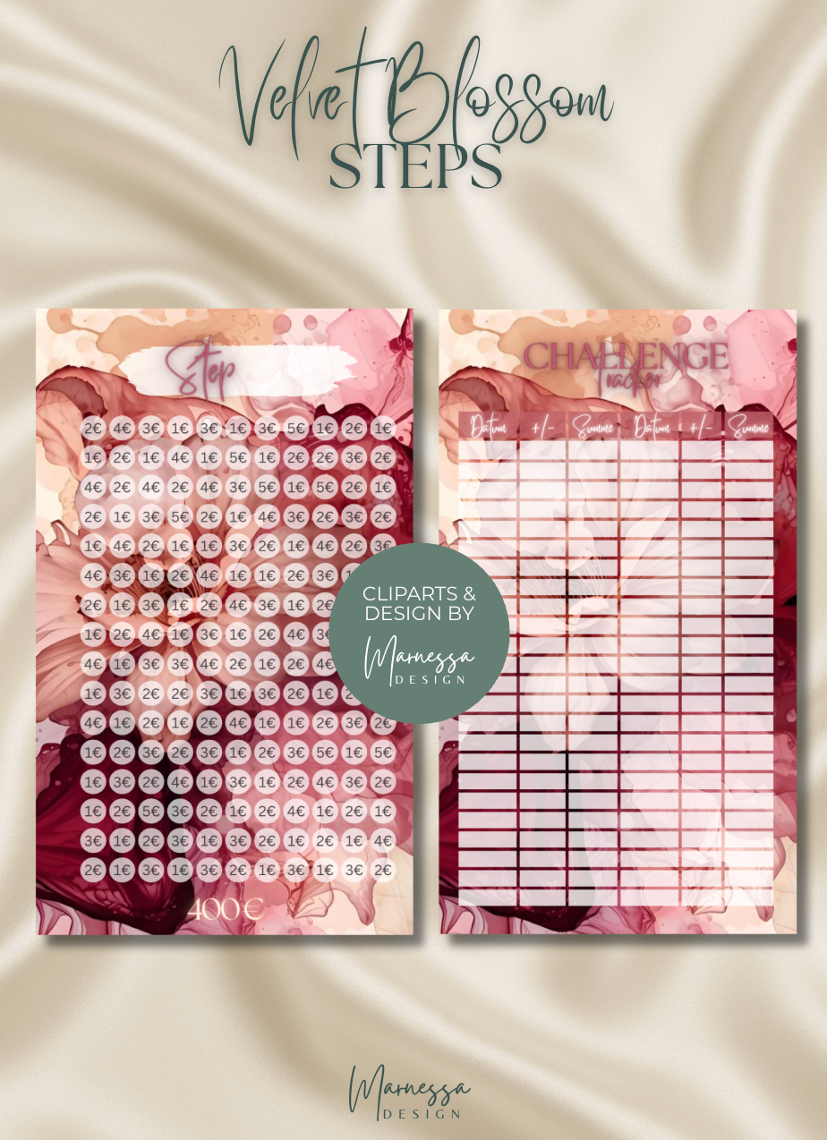 MEIN SPARPLAN | EINLAGEN "VELVET BLOSSOM"