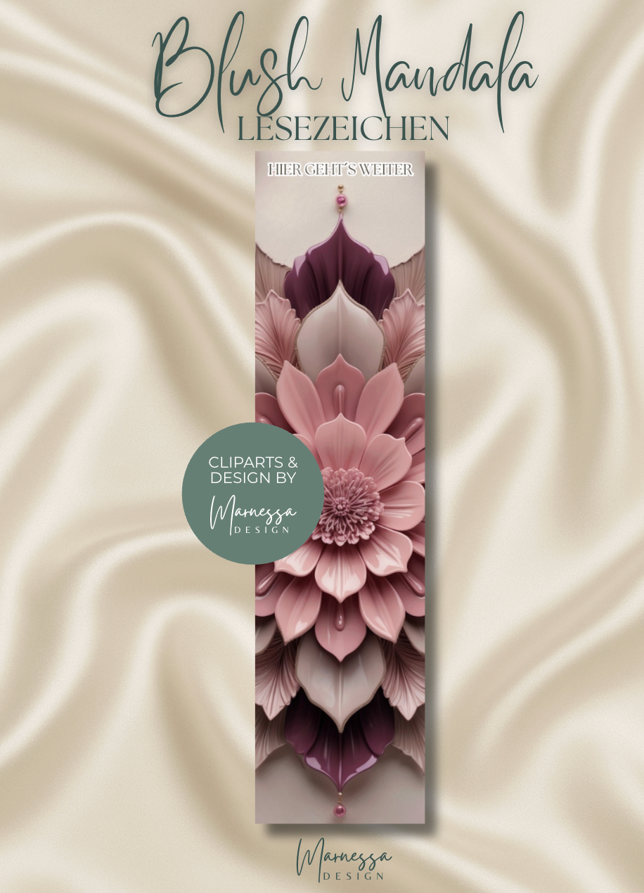 A5 | 10000 € Sparplan | BUNDLE "BLUSH MANDALA" | matt foliert