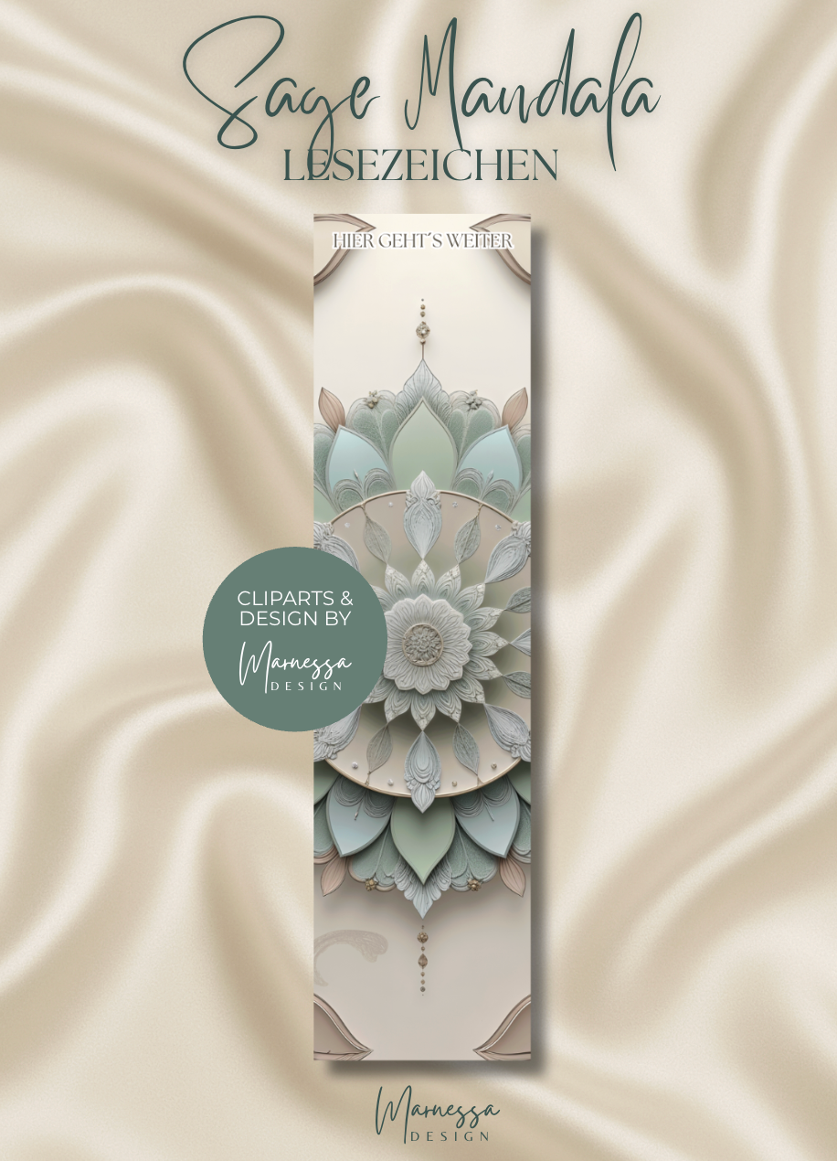 A5 | 10000 € Sparplan | BUNDLE "SAGE MANDALA" | matt foliert