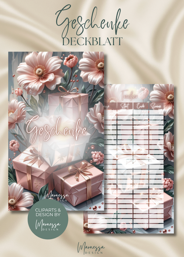 DECKBLÄTTER "ROSY GLOW" EINZELN | Trennblatt | Deckblatt | matt foliert | A6