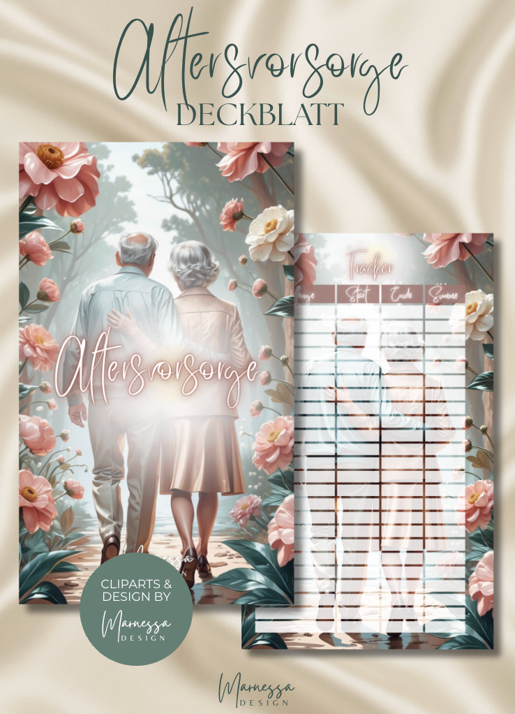 DECKBLÄTTER "ROSY GLOW" EINZELN | Trennblatt | Deckblatt | matt foliert | A6