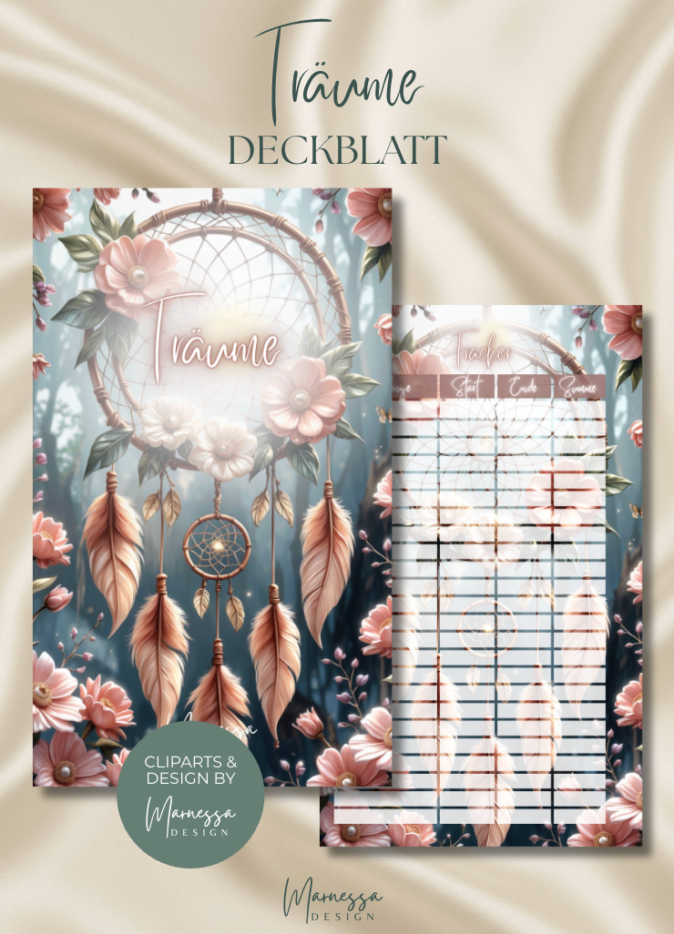 DECKBLÄTTER "ROSY GLOW" EINZELN | Trennblatt | Deckblatt | matt foliert | A6