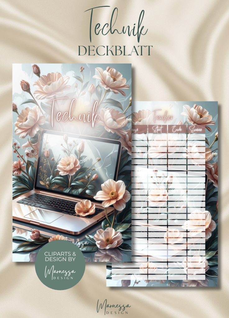 DECKBLÄTTER "ROSY GLOW" EINZELN | Trennblatt | Deckblatt | matt foliert | A6