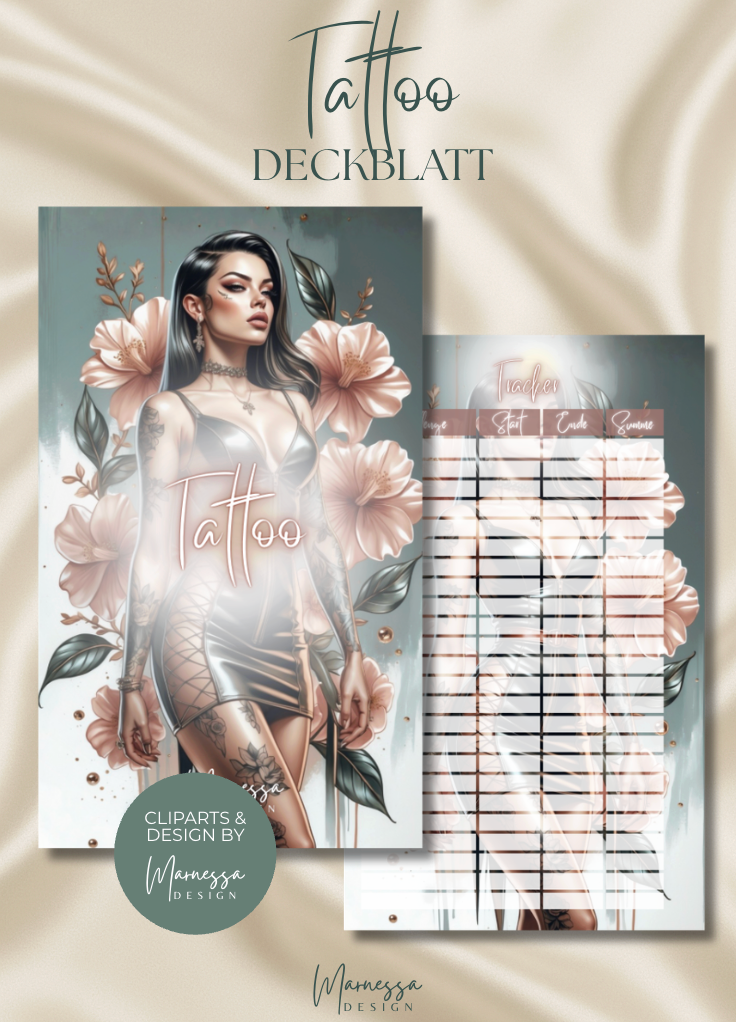 DECKBLÄTTER "ROSY GLOW" EINZELN | Trennblatt | Deckblatt | matt foliert | A6