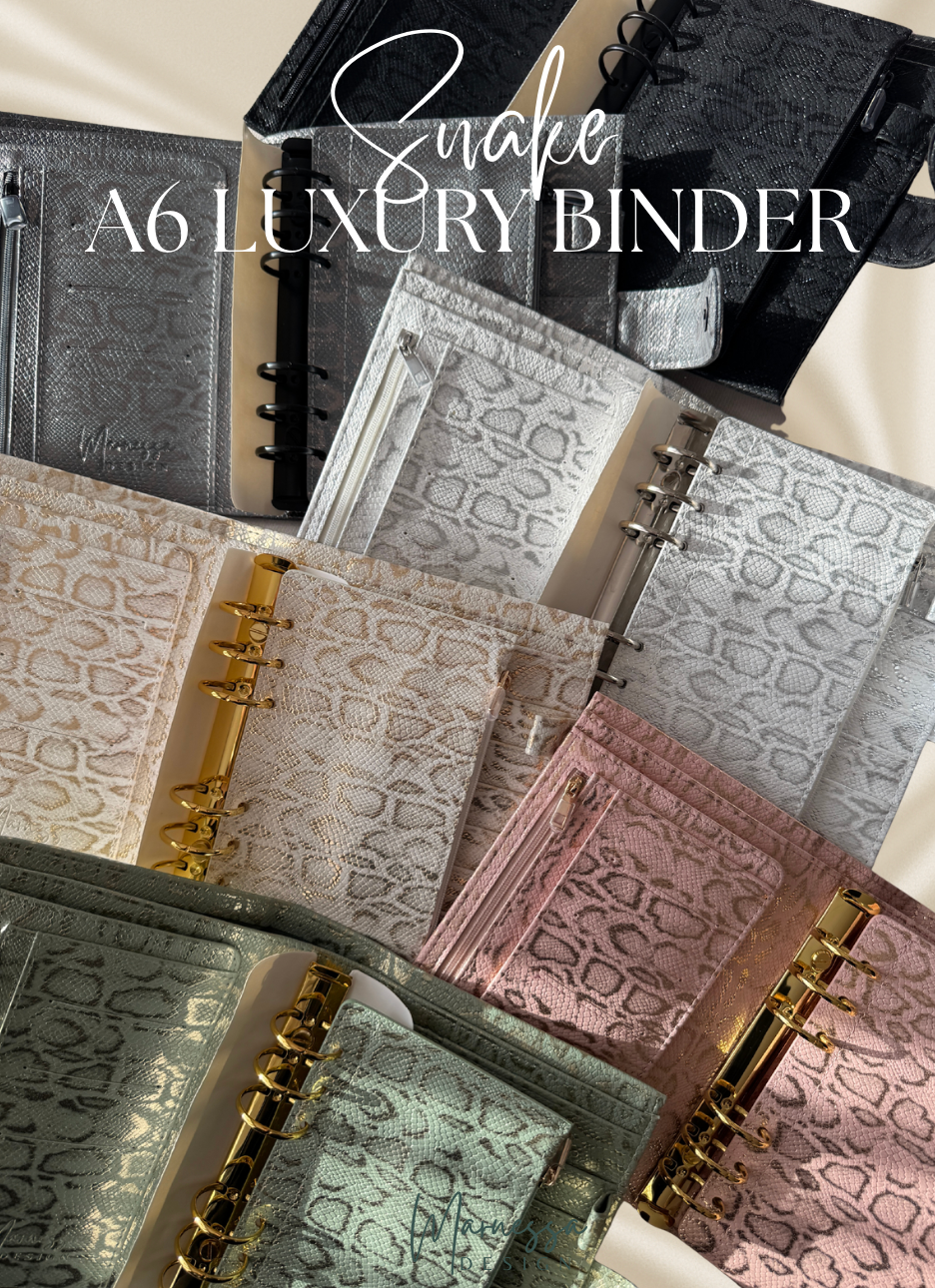 A6 Luxury Binder mit Flyleaf | SNAKE