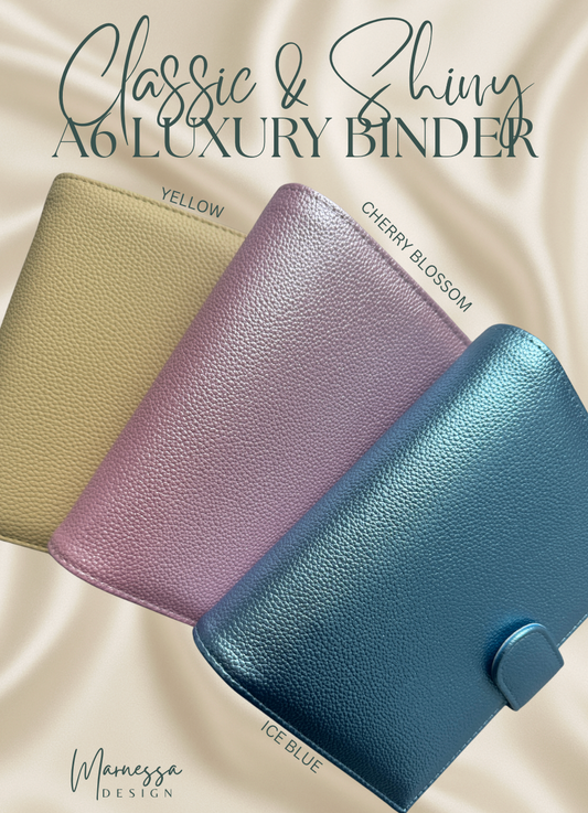 A6 Luxury Binder mit Flyleaf | CLASSIC & SHINY | SPRING EDITION