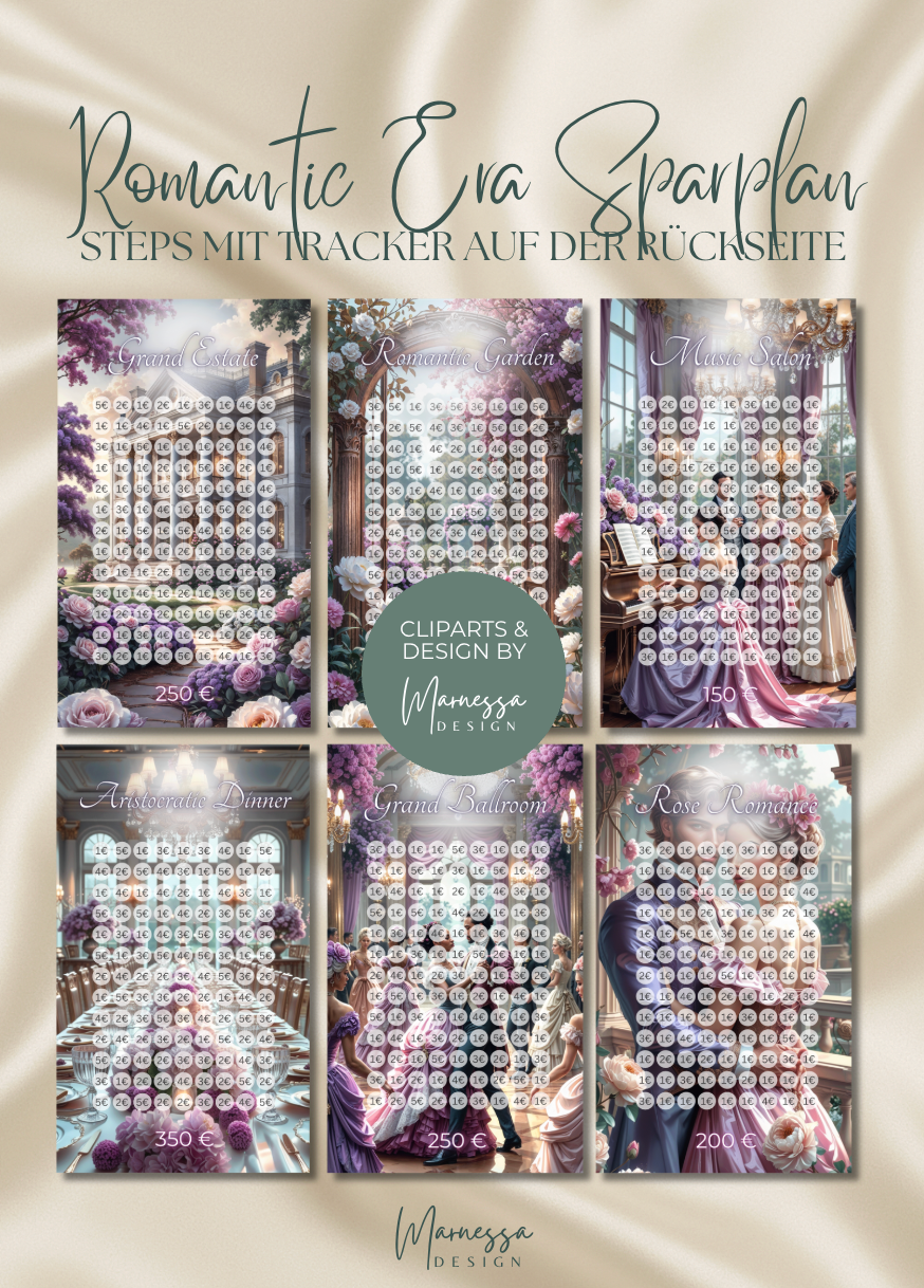 ROMANTIC ERA SPARPLAN | 1500 € | matt foliert | A6