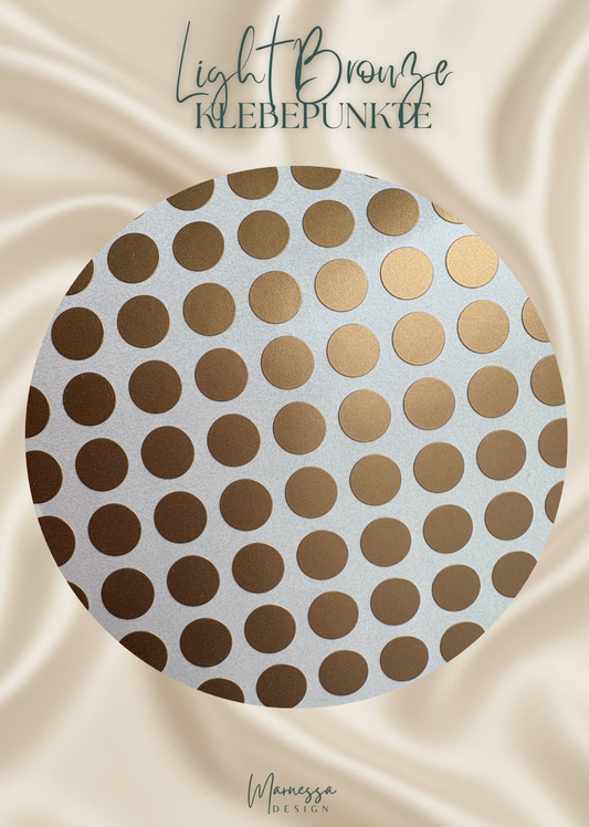 Klebepunkte 8mm | LIGHT BRONZE