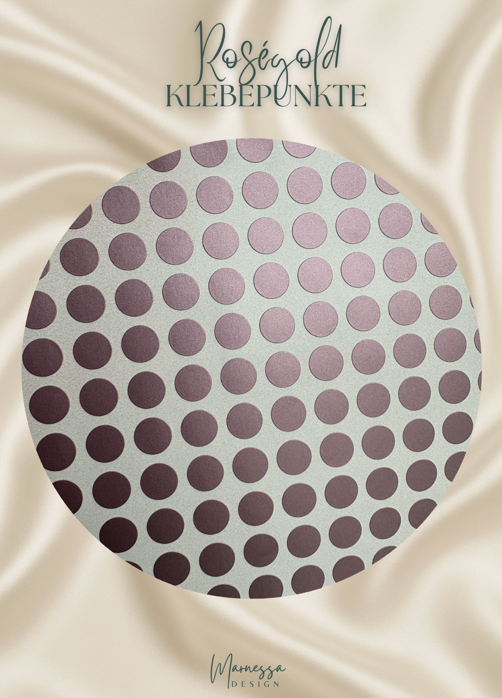 Klebepunkte 8mm | ROSÉGOLD