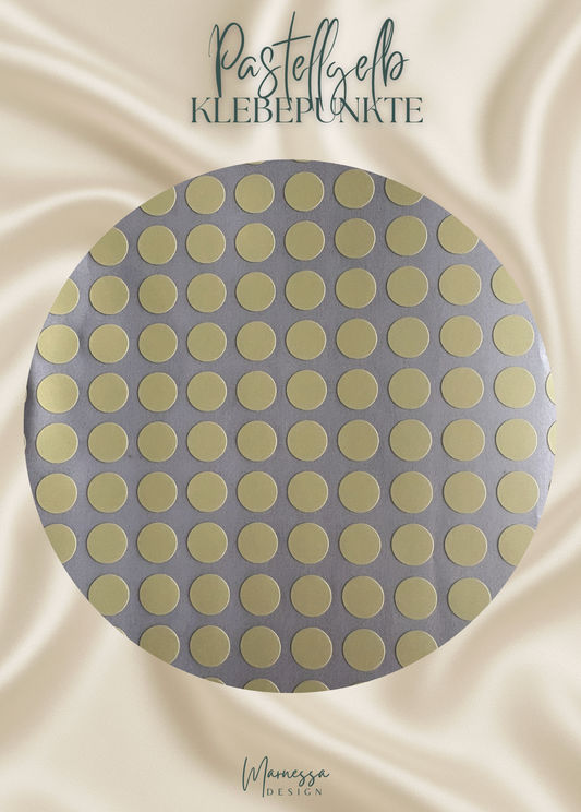 Klebepunkte 8mm | PASTELLGELB