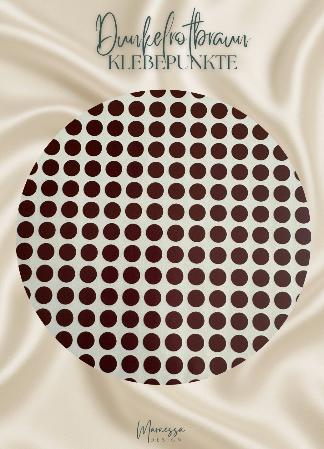 Klebepunkte 8mm | DUNKELROTBRAUN