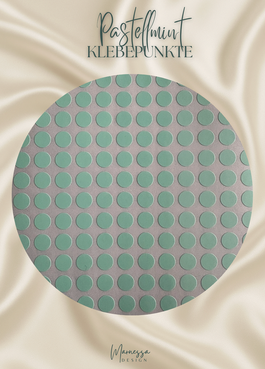 Klebepunkte 8mm | PASTELLMINT