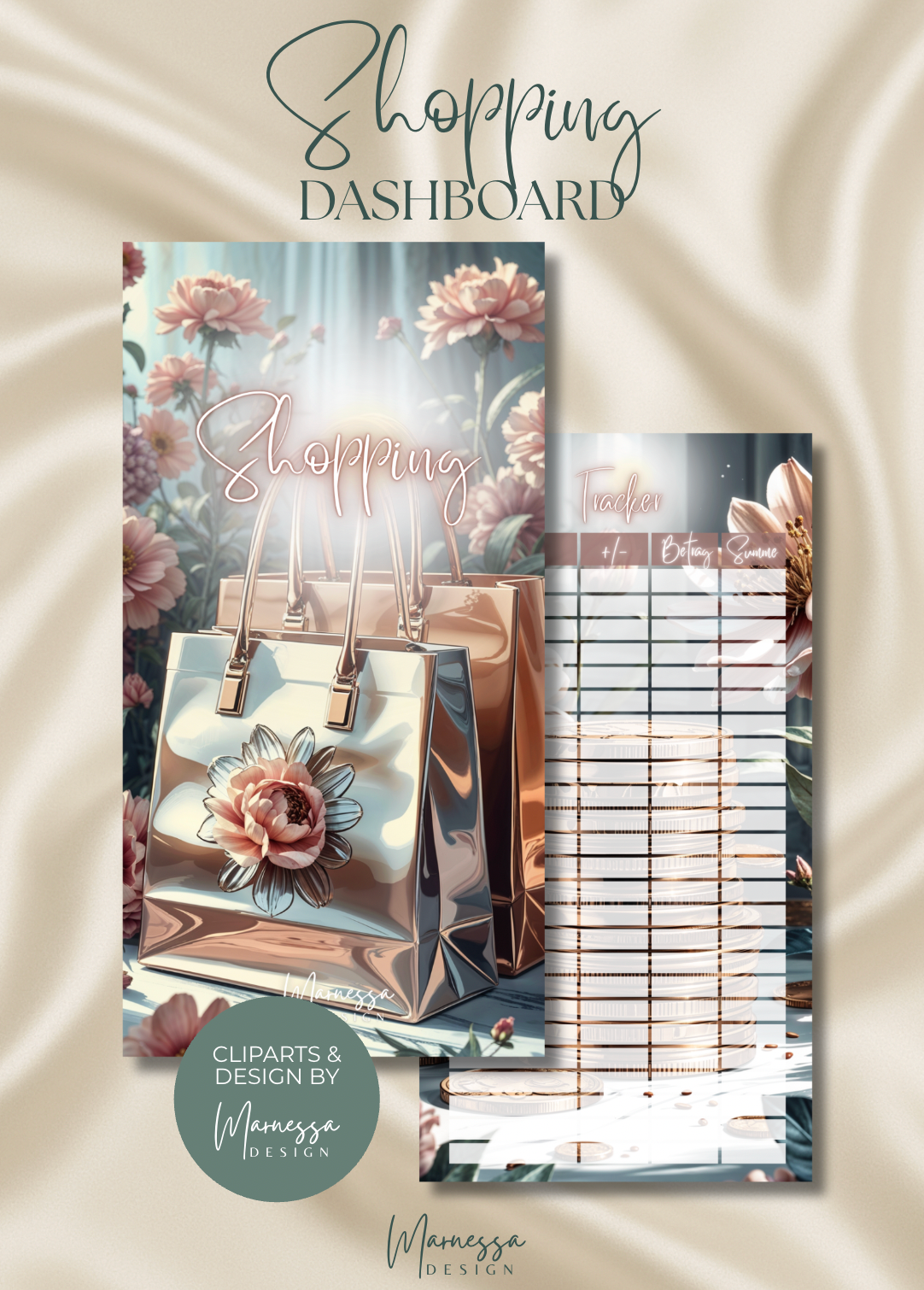 DASHBOARDS "ROSY GLOW" EINZELN | matt foliert | A6