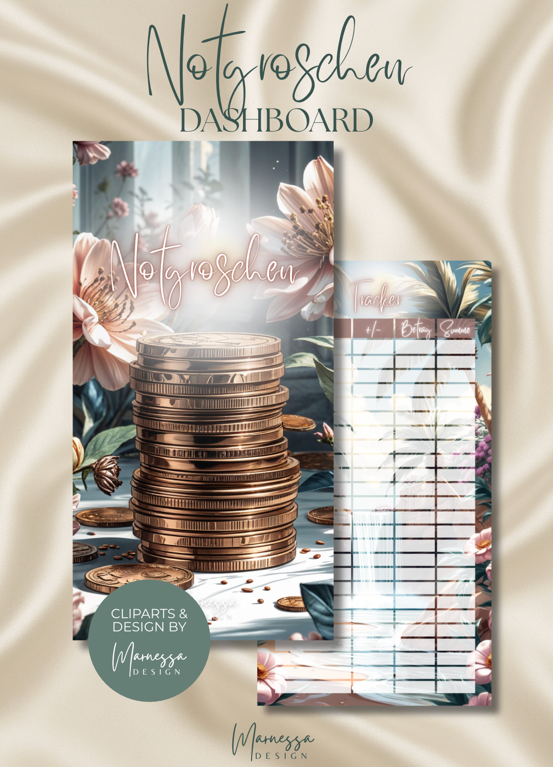 DASHBOARDS "ROSY GLOW" EINZELN | matt foliert | A6