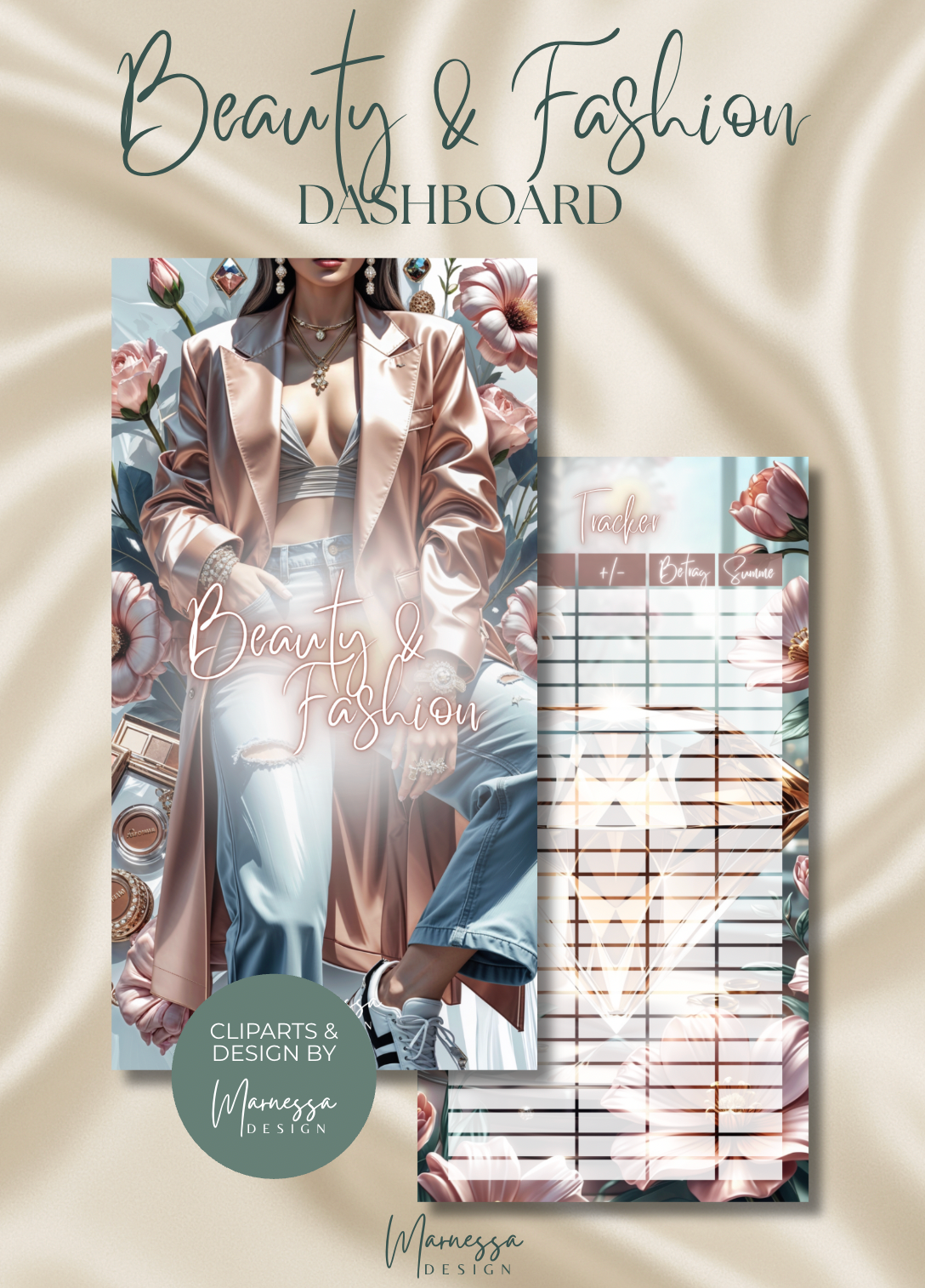 DASHBOARDS "ROSY GLOW" EINZELN | matt foliert | A6