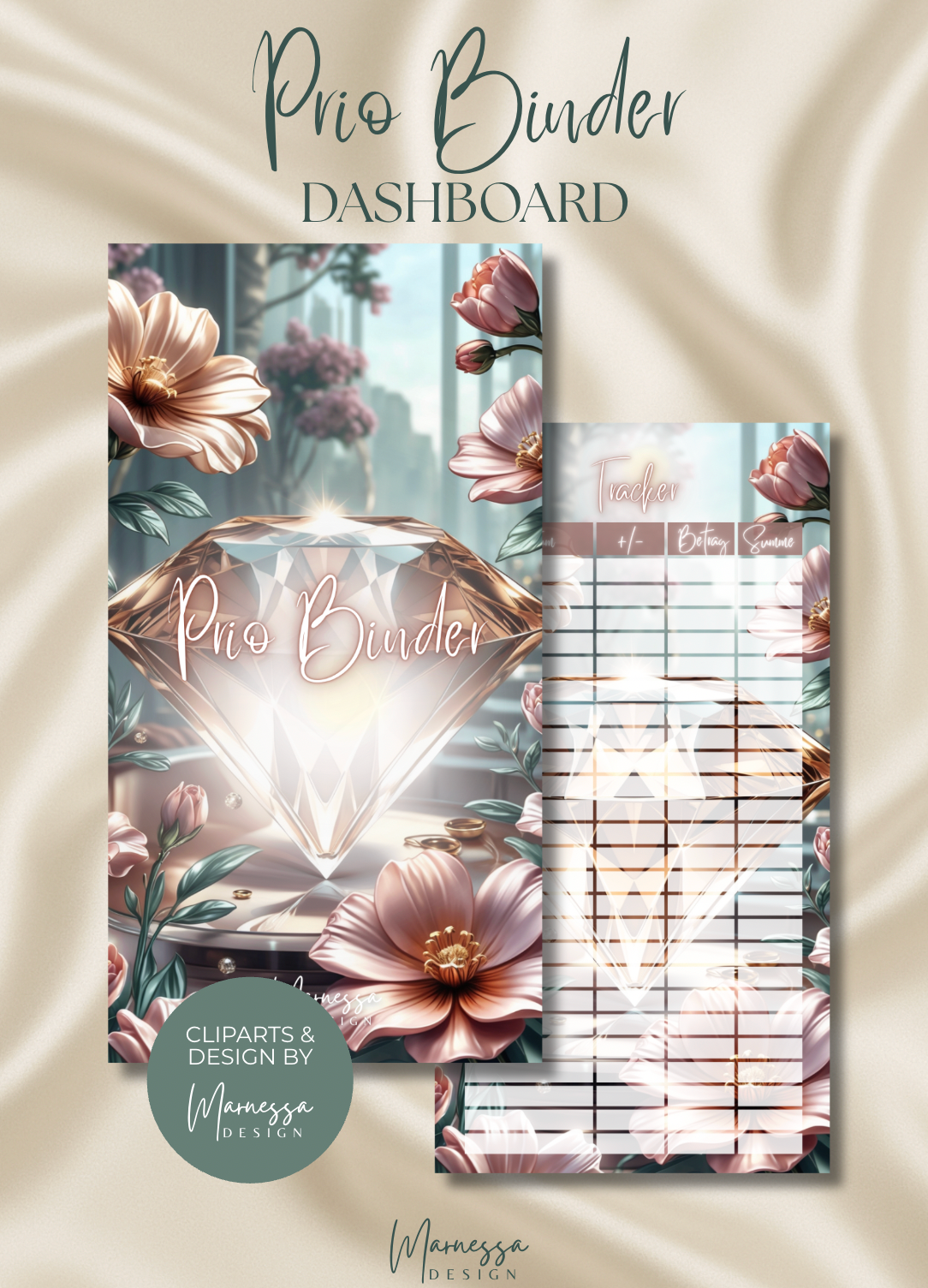 DASHBOARDS "ROSY GLOW" EINZELN | matt foliert | A6