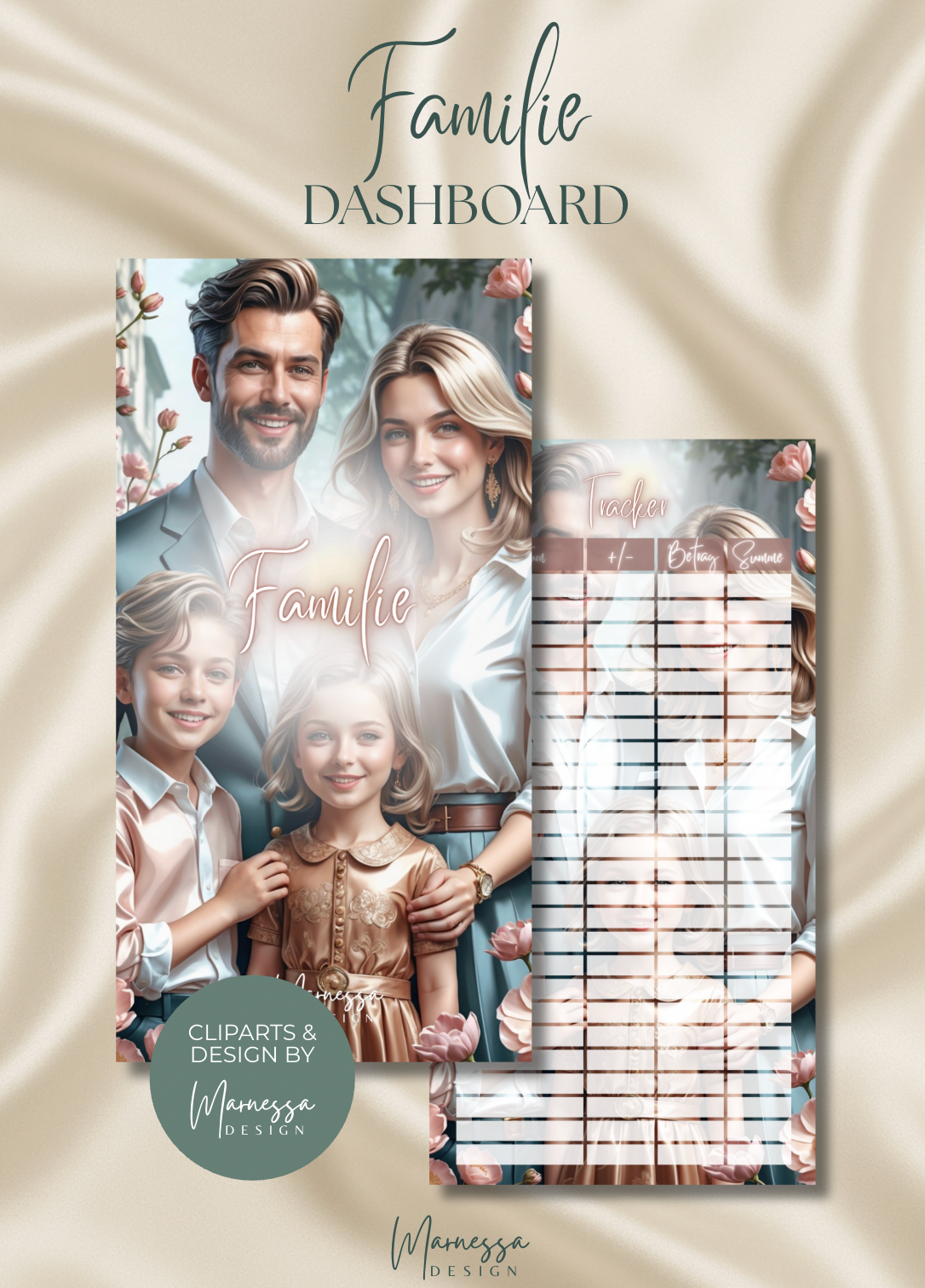 DASHBOARDS "ROSY GLOW" EINZELN | matt foliert | A6