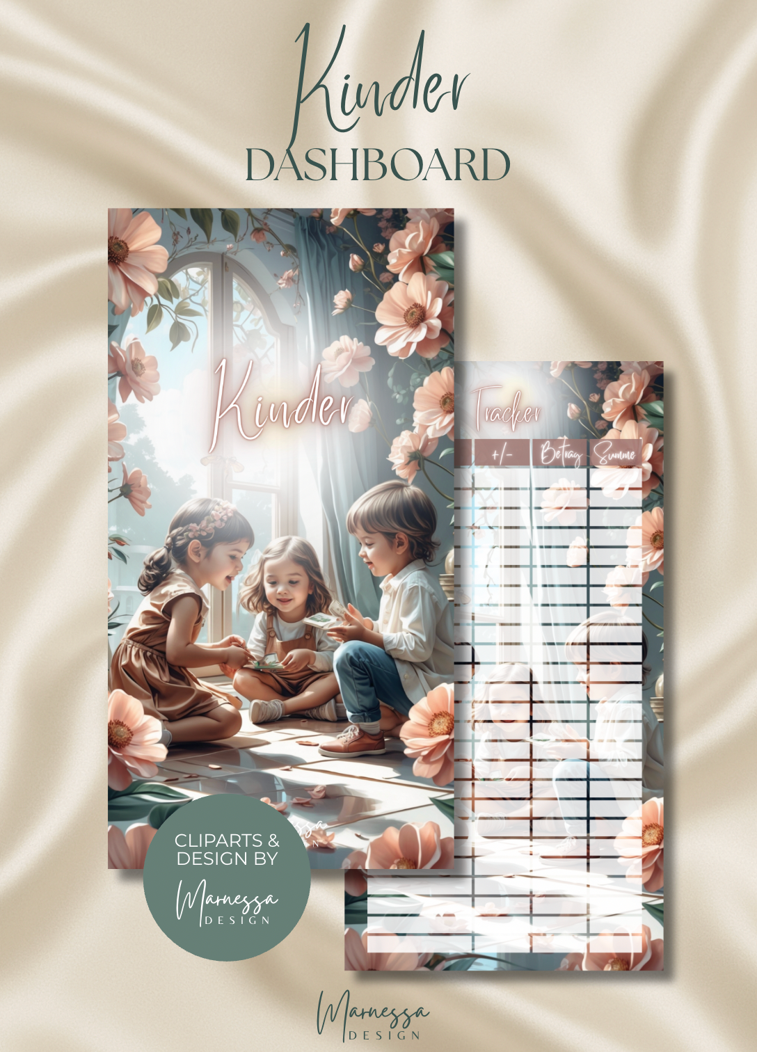 DASHBOARDS "ROSY GLOW" EINZELN | matt foliert | A6