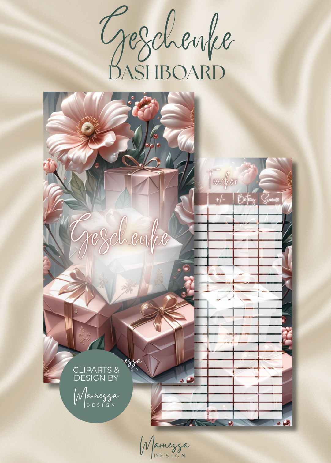 DASHBOARDS "ROSY GLOW" EINZELN | matt foliert | A6