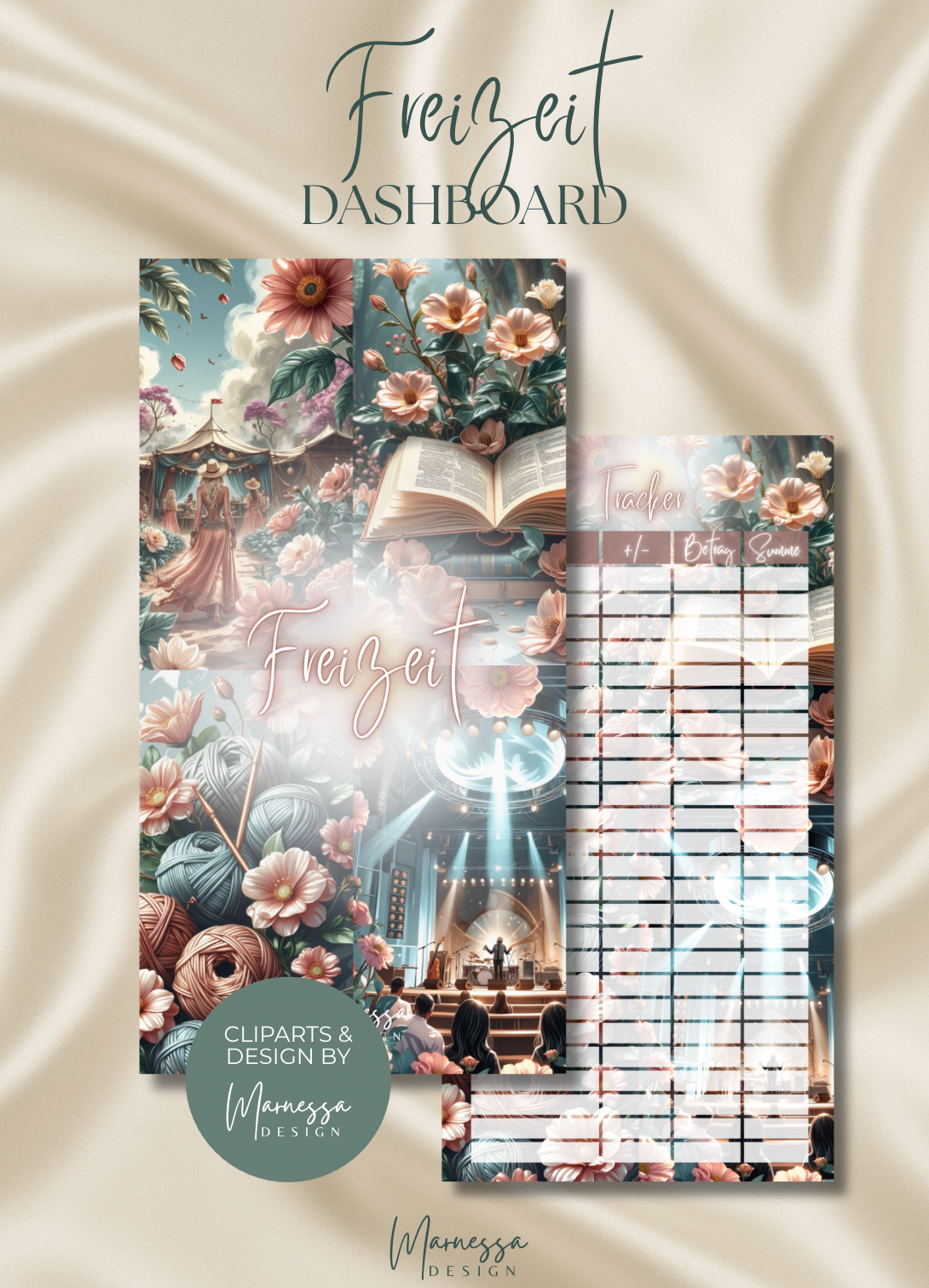 DASHBOARDS "ROSY GLOW" EINZELN | matt foliert | A6