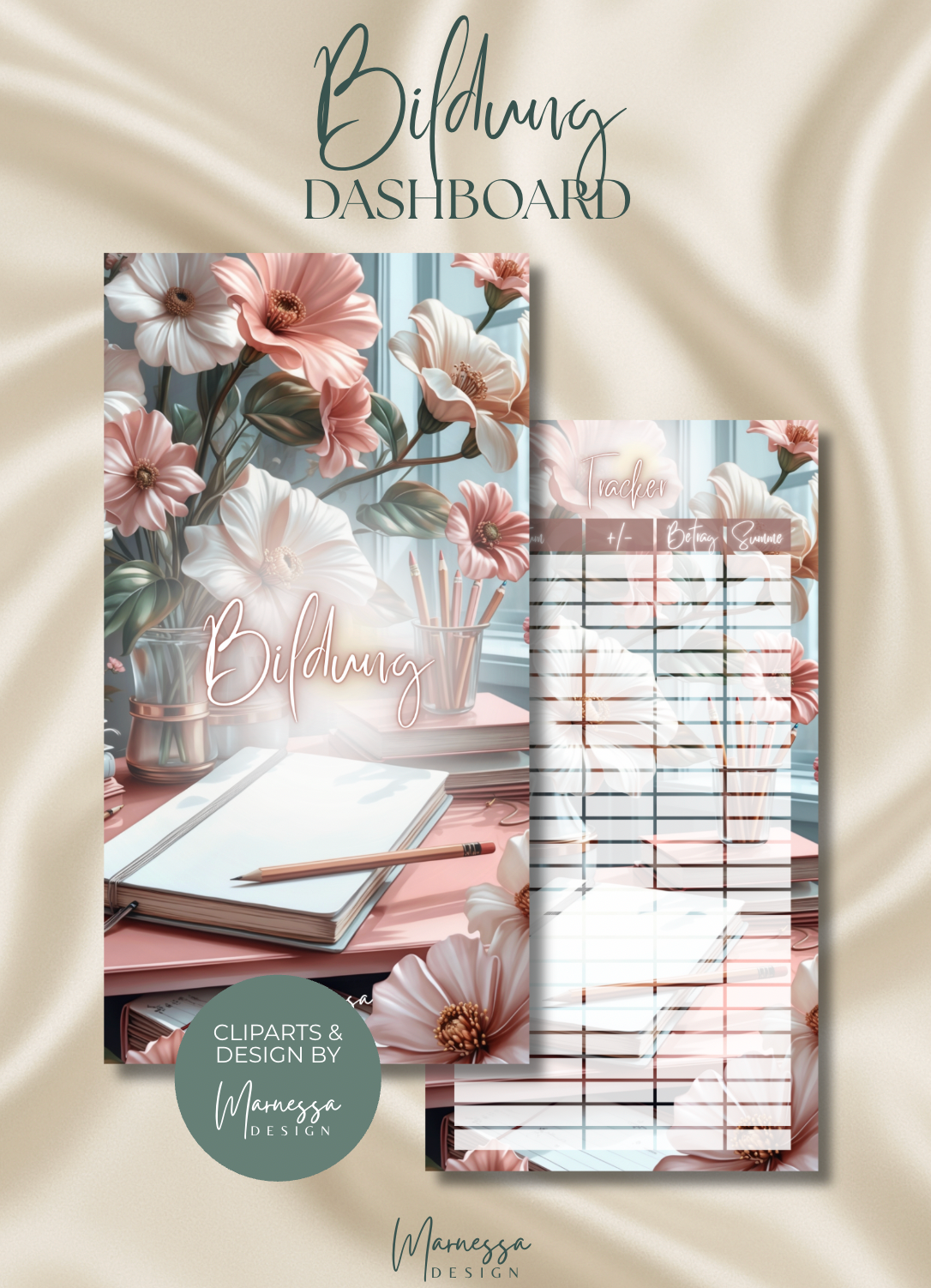 DASHBOARDS "ROSY GLOW" EINZELN | matt foliert | A6