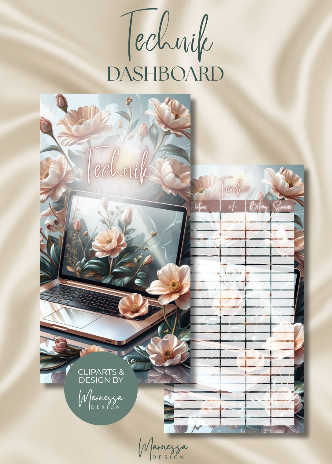 DASHBOARDS "ROSY GLOW" EINZELN | matt foliert | A6