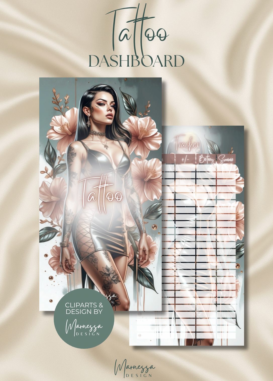 DASHBOARDS "ROSY GLOW" EINZELN | matt foliert | A6