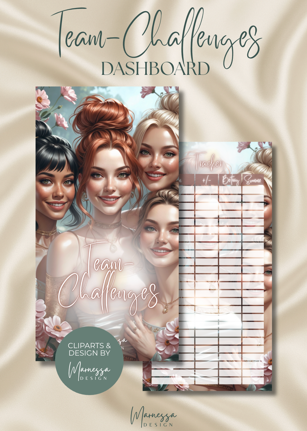 DASHBOARDS "ROSY GLOW" EINZELN | matt foliert | A6