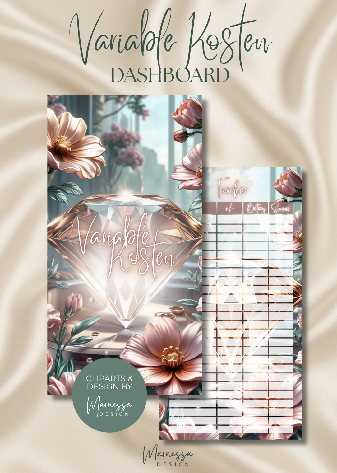 DASHBOARDS "ROSY GLOW" EINZELN | matt foliert | A6