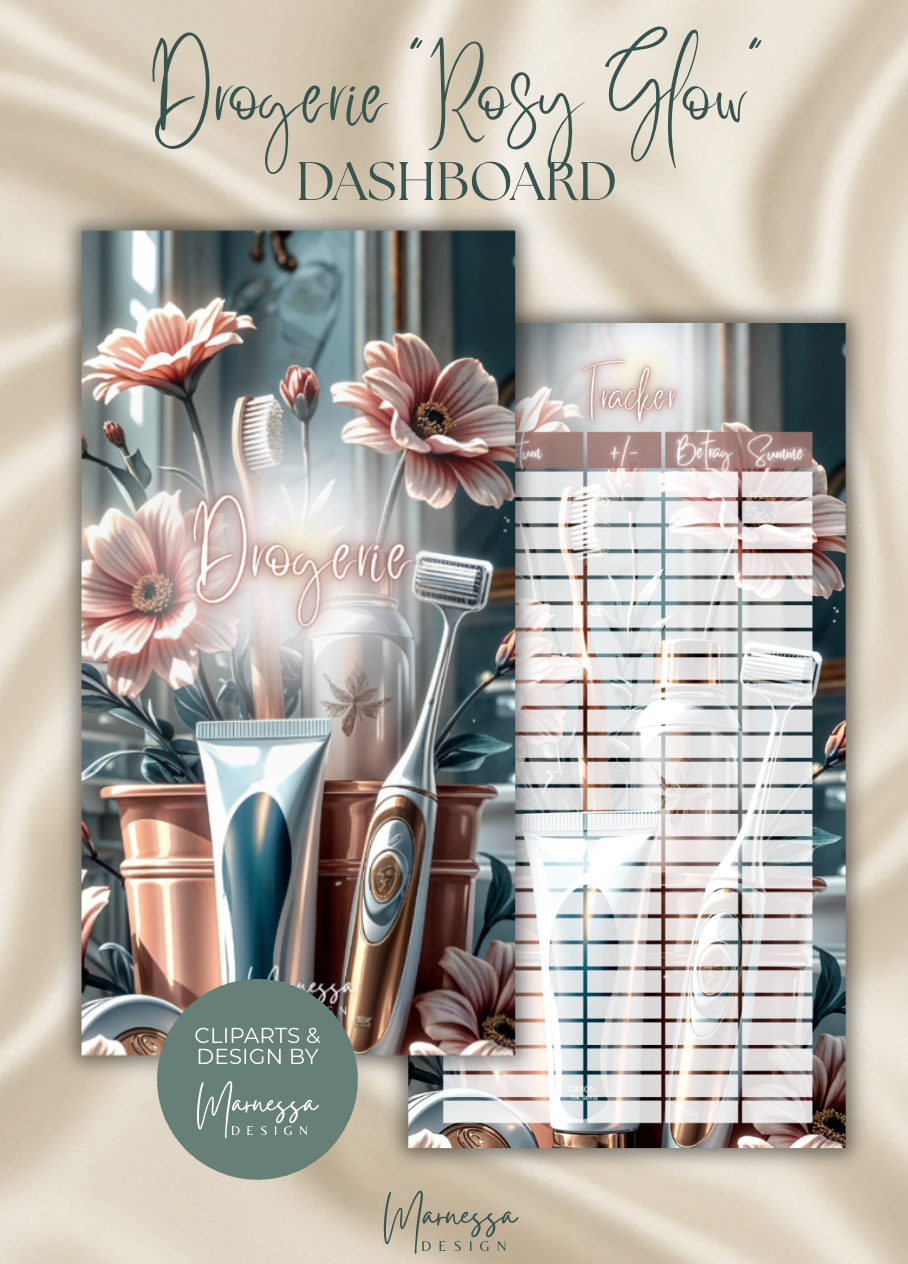DASHBOARDS "ROSY GLOW" EINZELN | matt foliert | A6