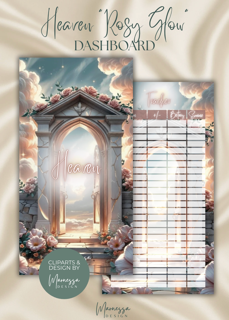 DASHBOARDS "ROSY GLOW" EINZELN | matt foliert | A6