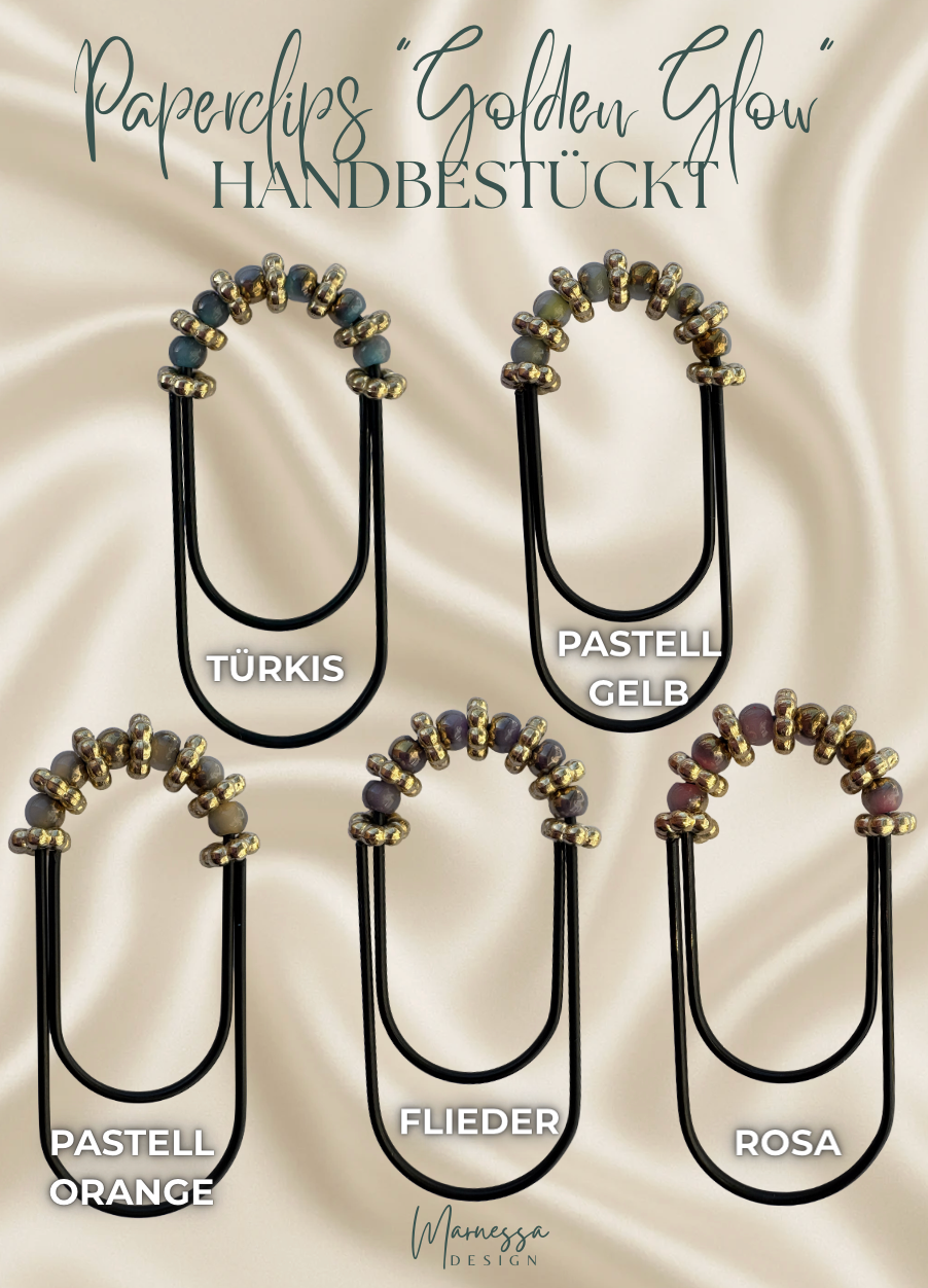 Paperclips "GOLDEN GLOW"