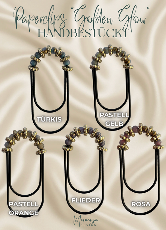 Paperclips "GOLDEN GLOW"