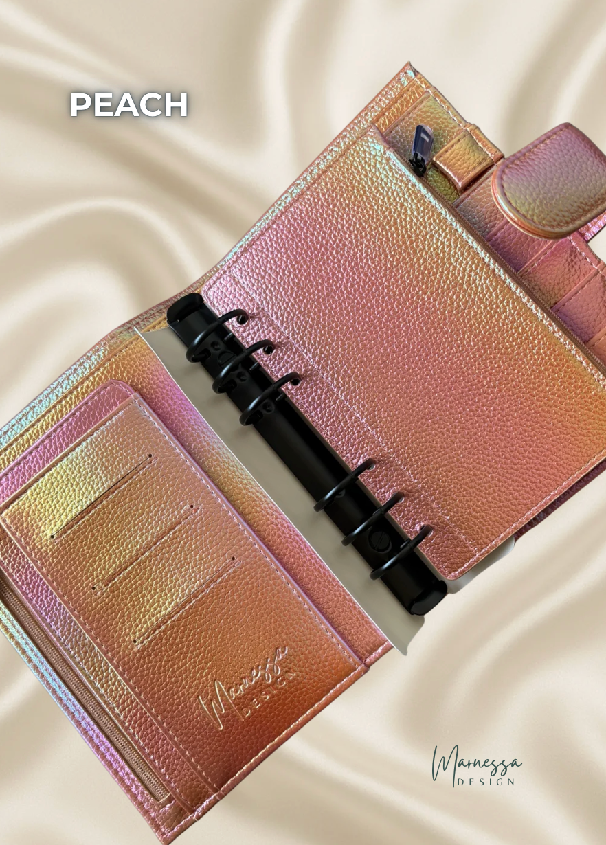 A6 Luxury Binder mit Flyleaf | HOLOGRAPHIC AURA
