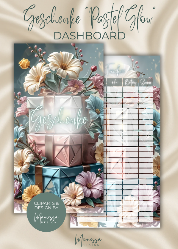 DASHBOARDS "PASTEL GLOW" EINZELN | matt foliert | A6