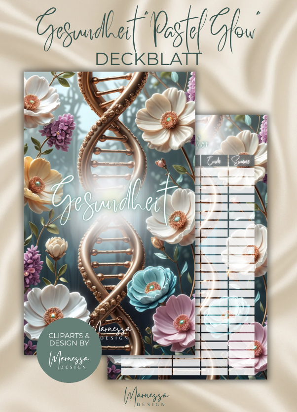 DECKBLÄTTER "PASTEL GLOW" EINZELN | Trennblatt | Deckblatt | matt foliert | A6