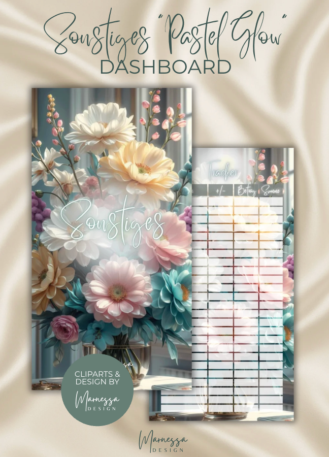 DASHBOARDS "PASTEL GLOW" EINZELN | matt foliert | A6