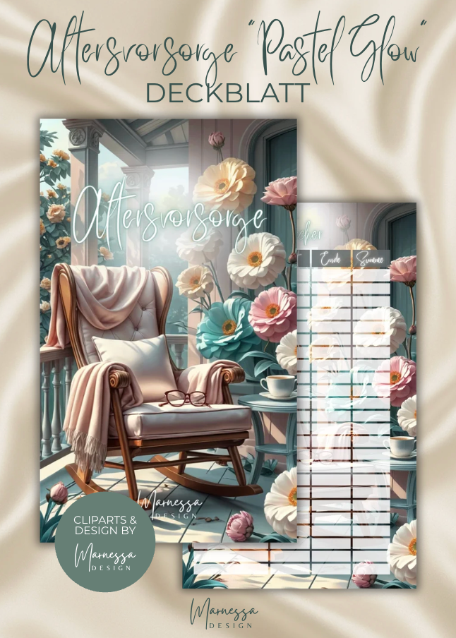DECKBLÄTTER "PASTEL GLOW" EINZELN | Trennblatt | Deckblatt | matt foliert | A6