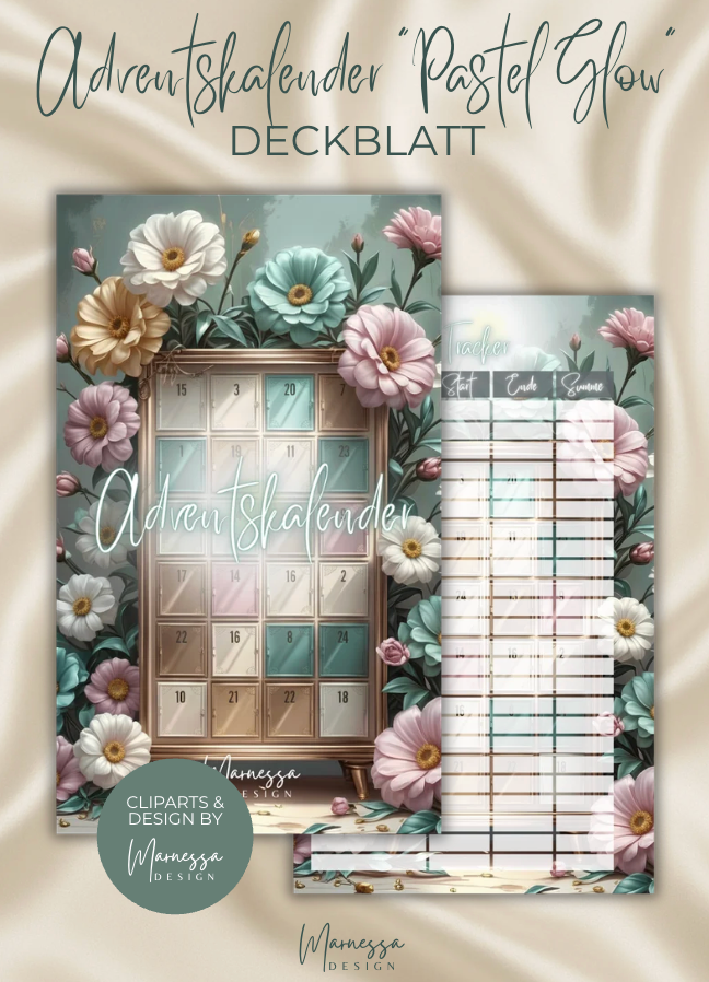 DECKBLÄTTER "PASTEL GLOW" EINZELN | Trennblatt | Deckblatt | matt foliert | A6