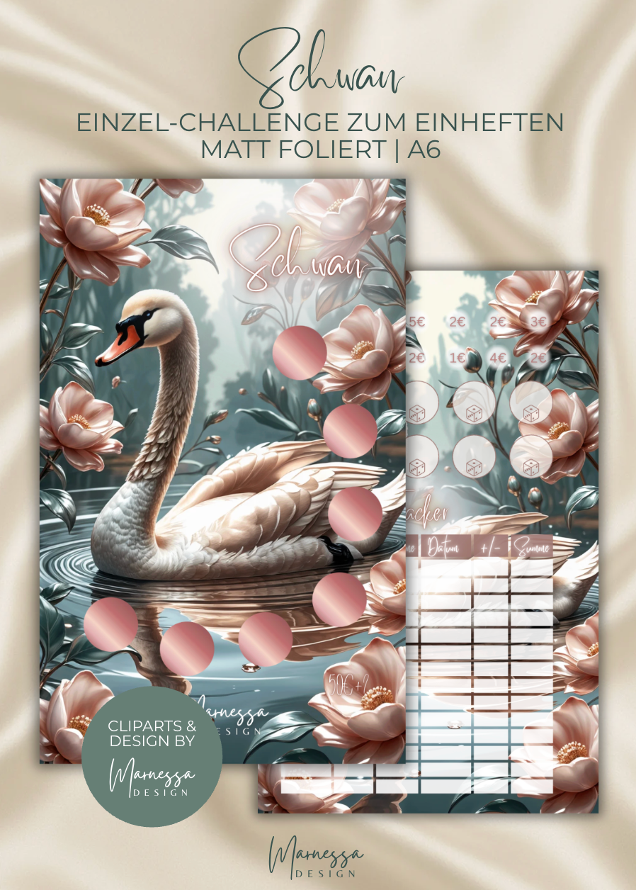 ANIMALS COLLECTION | Einzel-Challenges zum einheften | matt foliert | A6
