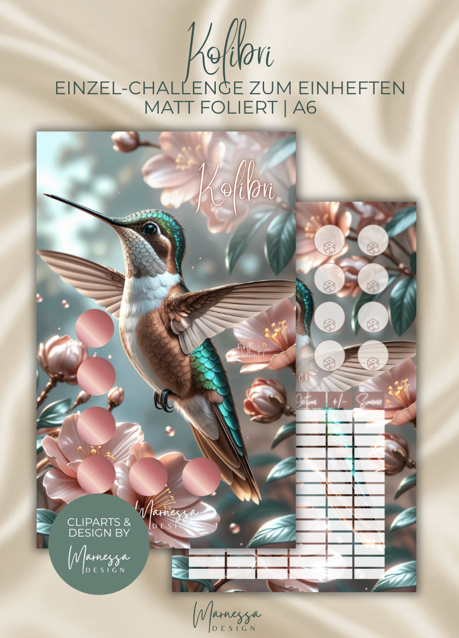 ANIMALS COLLECTION | Einzel-Challenges zum einheften | matt foliert | A6