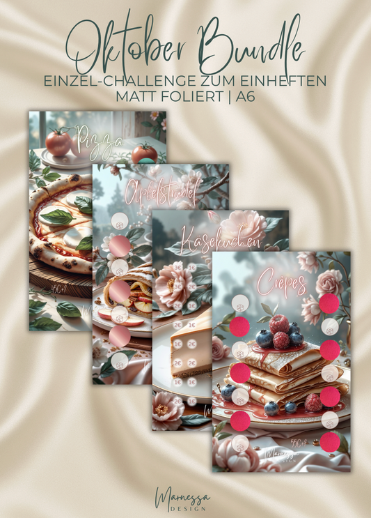 FOOD & DRINKS COLLECTION | Einzel-Challenges zum einheften | matt foliert | A6