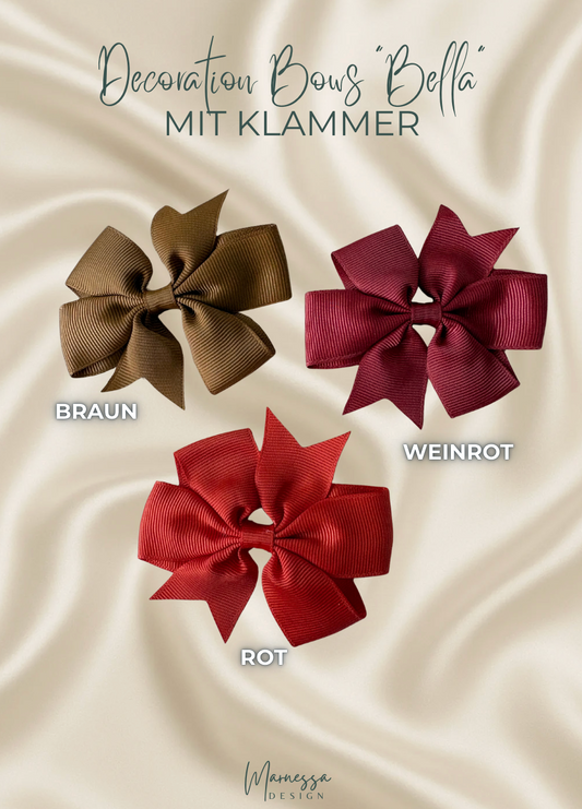 DECORATION BOWS "BELLA" | mit Klammer