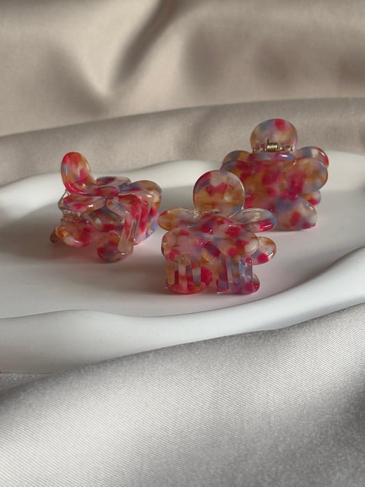 Haarklammer FLOWERFUL MINI aus Acetat | SPRING