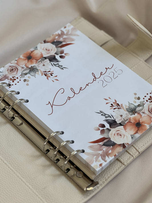 Kalender Einlagen im A5 Format | FLOWERS